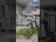 Κενή μηχανή Thermoforming ελέγχου PLC για τα διασπάσιμα υλικά Max που διαμορφώνουν το βάθος 180mm