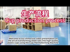 Μηχανή θερμομόρφωσης πλαστικών με PLC με περιοχή σχηματισμού 750*500mm