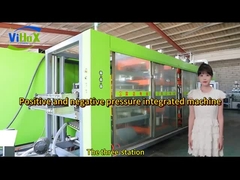 Μηχανή ενσωματωμένη σε θετική και αρνητική πίεση με τρεις σταθμούς