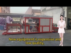 Μηχανή θερμομόρφωσης πλαστικών δίσκων πλήρως αυτόματη