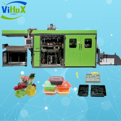 Πλήρως αυτόματη μηχανή κατασκευής πλαστικού κουτιού για κέικ