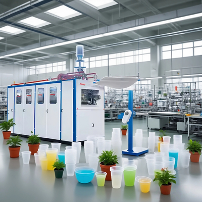 Μηχανή θερμομόρφωσης πλαστικού PLC για κουτιά και μπολ με φαγητό