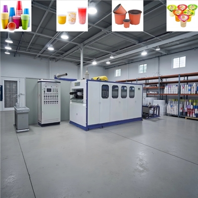 Μηχανή θερμοδιαμόρφωσης πλαστικού PLC 4100x1500x2200mm για Κύπελλα & Δοχεία